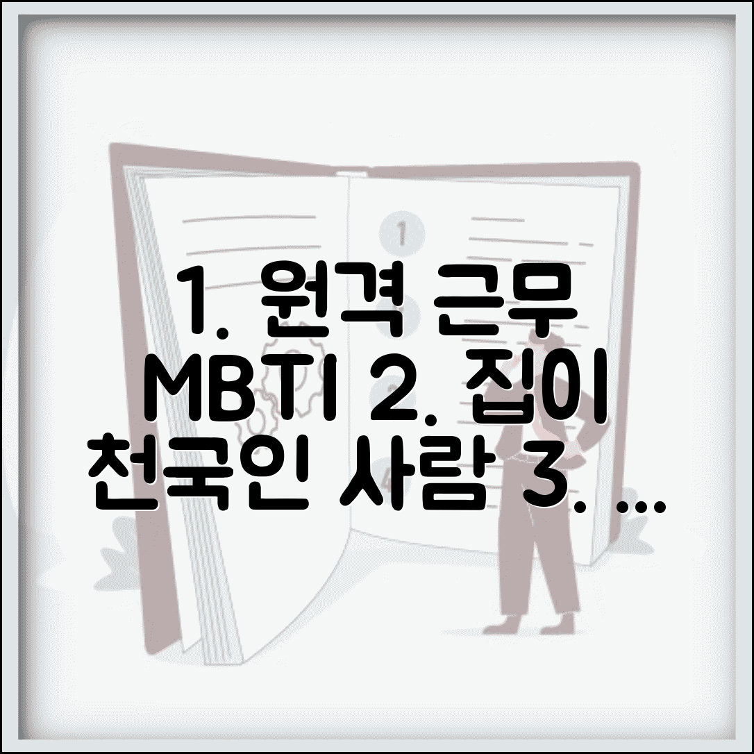 원격 근무 선호하는 MBTI | 사무실 출근보다 집 근무가 좋은 성격