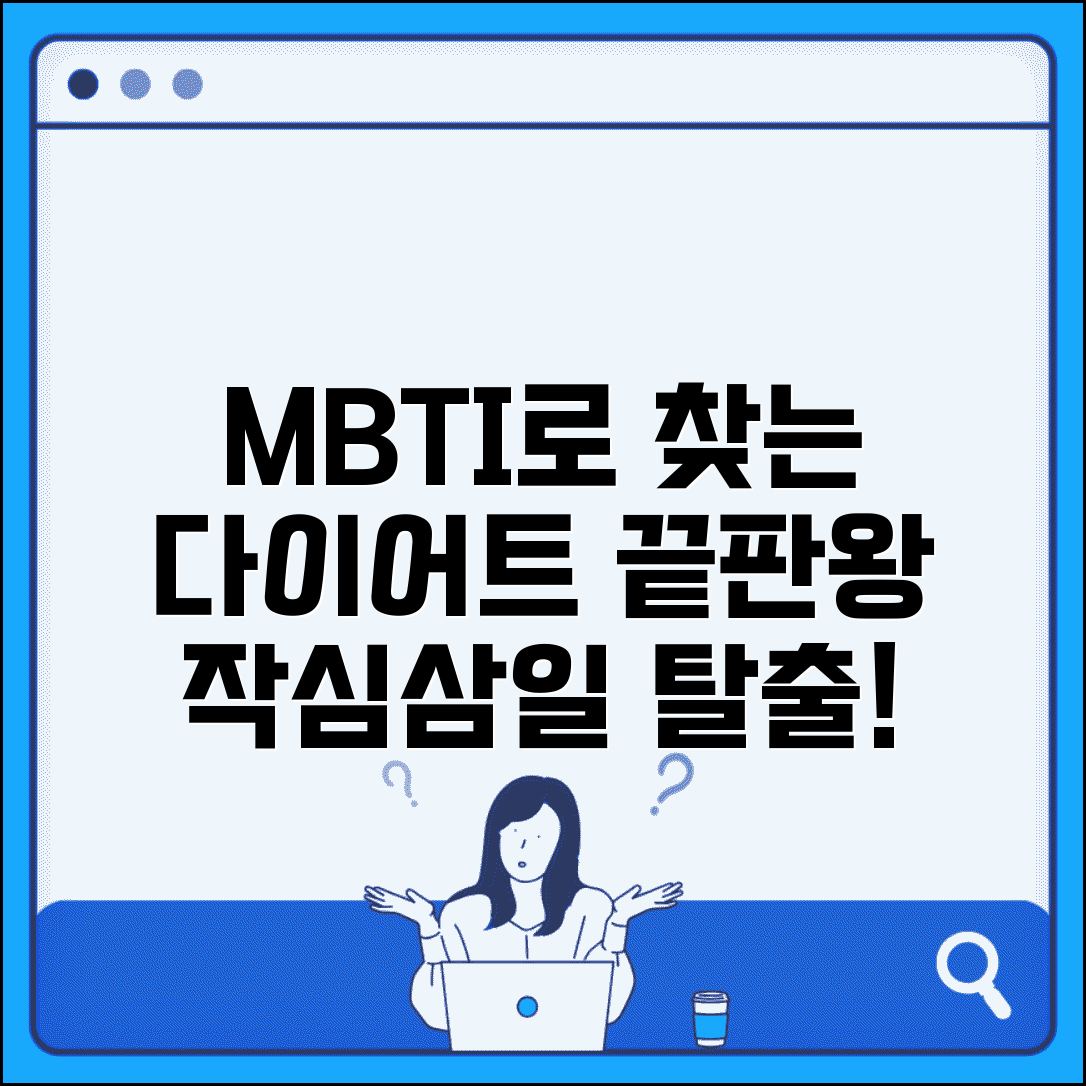 다이어트 작심삼일 MBTI | 월요일마다 시작하는 만년 다이어터