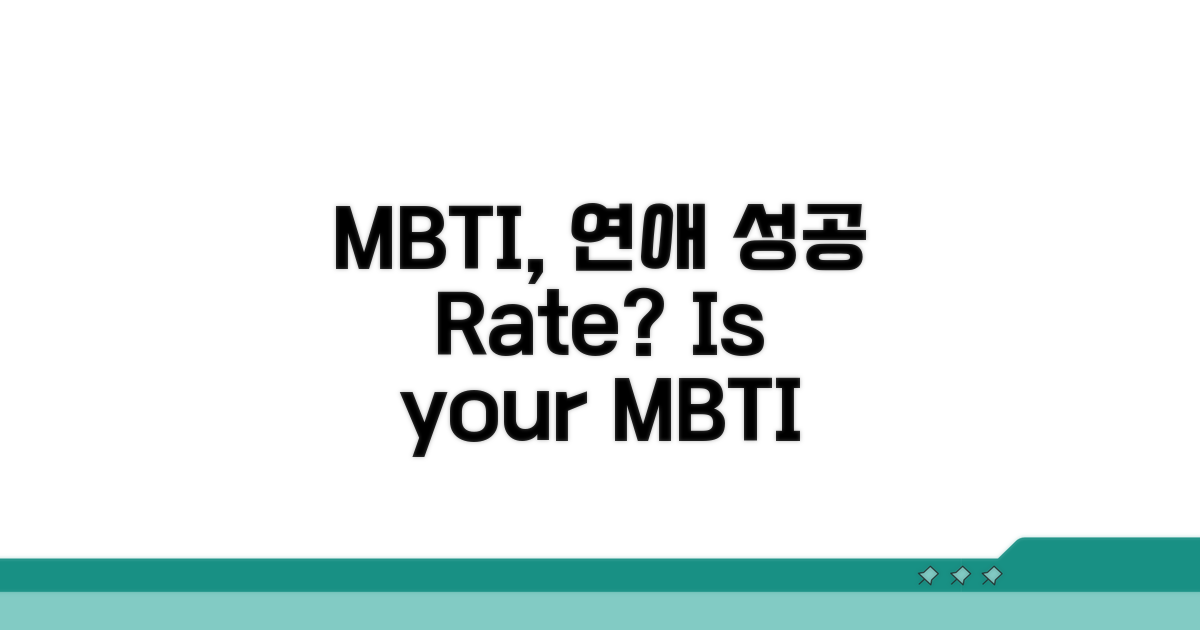 내 MBTI는 연애 시작에 유리할까?