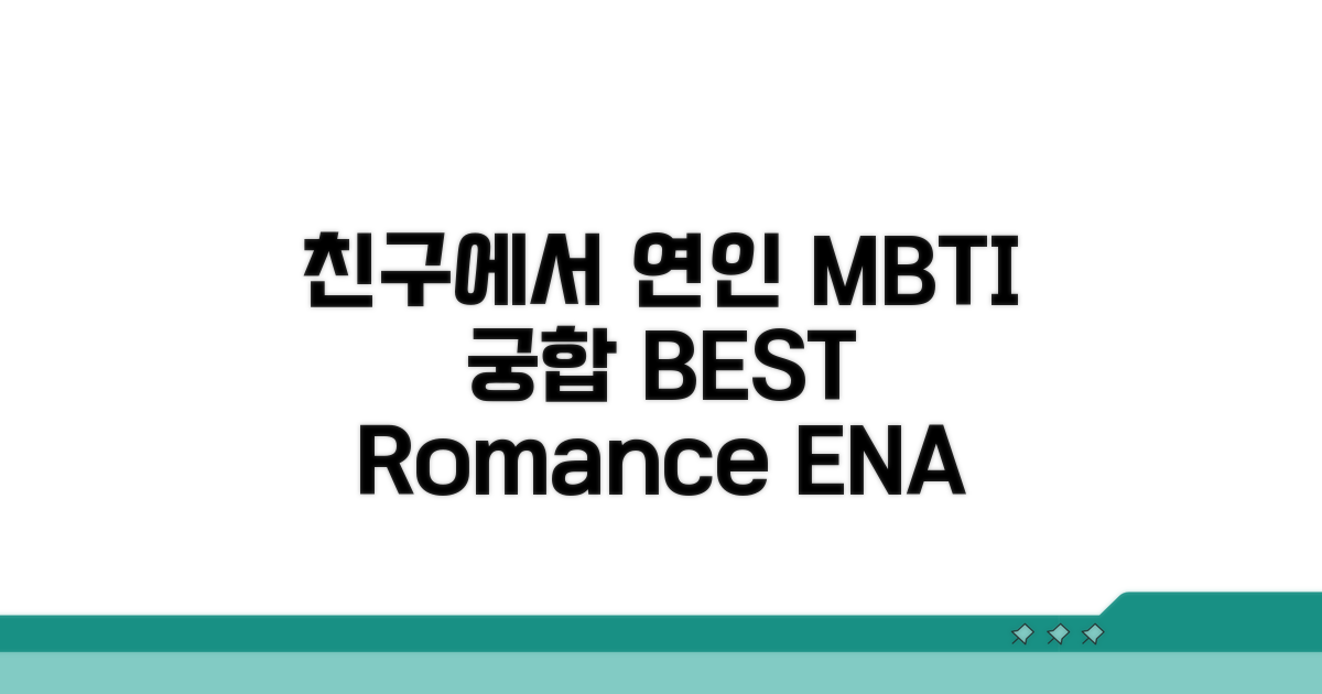 친구에서 연인 되기 쉬운 MBTI 유형