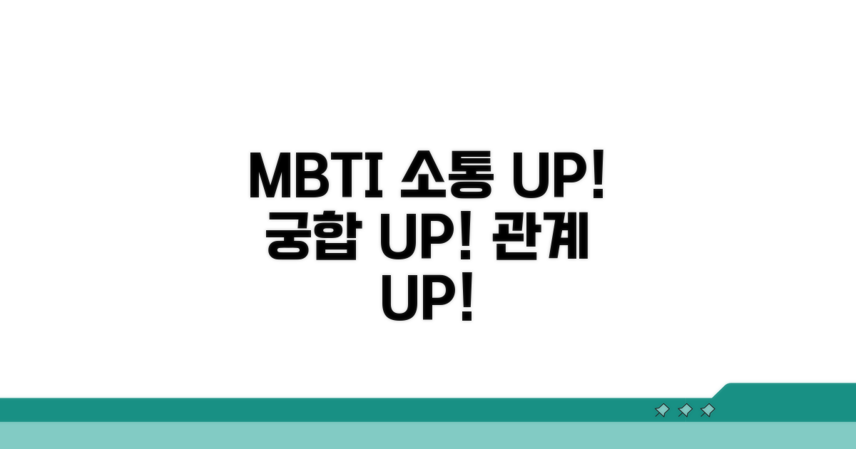 MBTI 기반 소통 능력 높이는 법