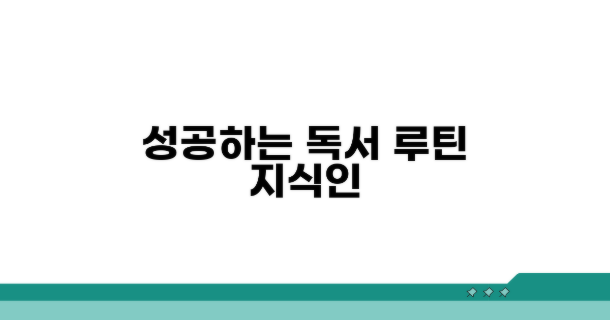 성공하는 지식인 독서 루틴