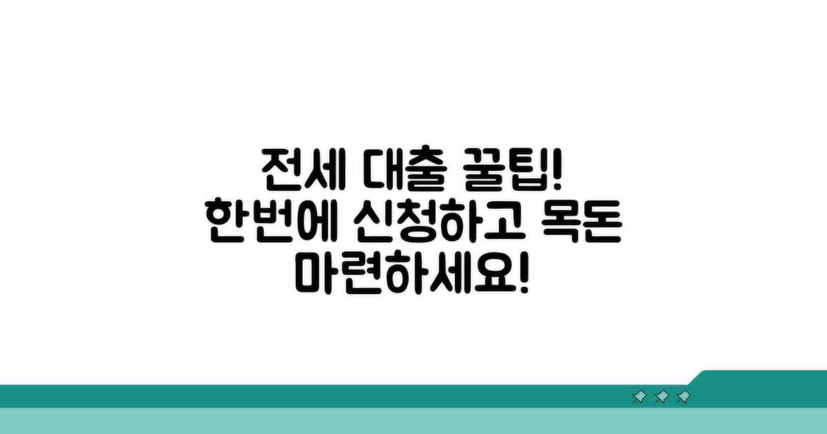 전세자금대출 상품과 연계 신청