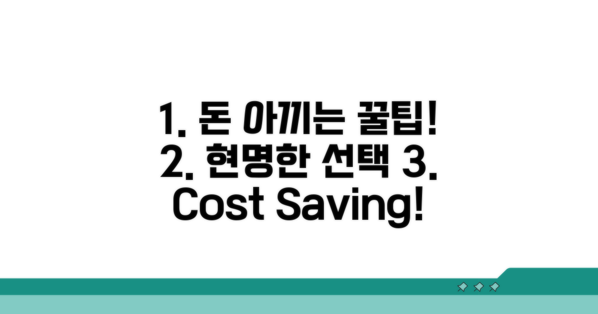 비용 절약: 현명한 선택 노하우