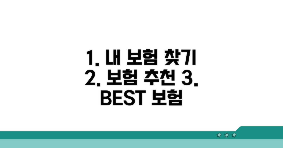 나에게 맞는 보험 상품 고르기