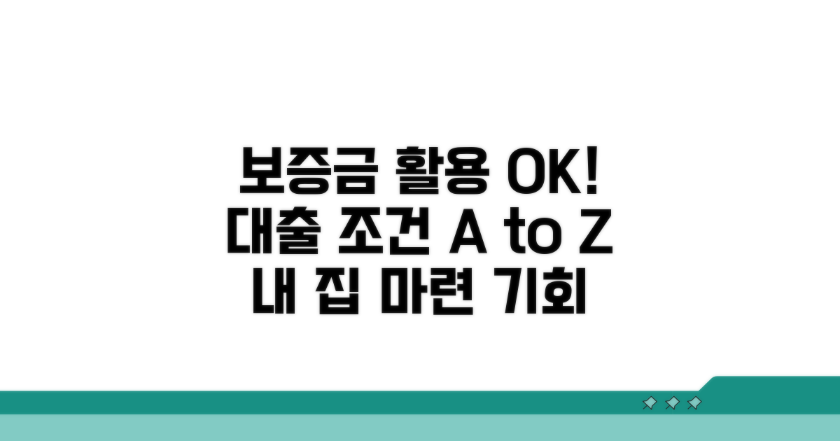 보증금 활용 대출 조건