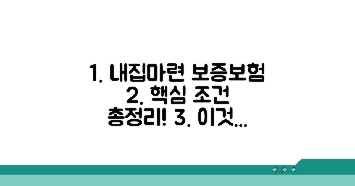 내집마련 보증보험: 기본 조건과 핵심