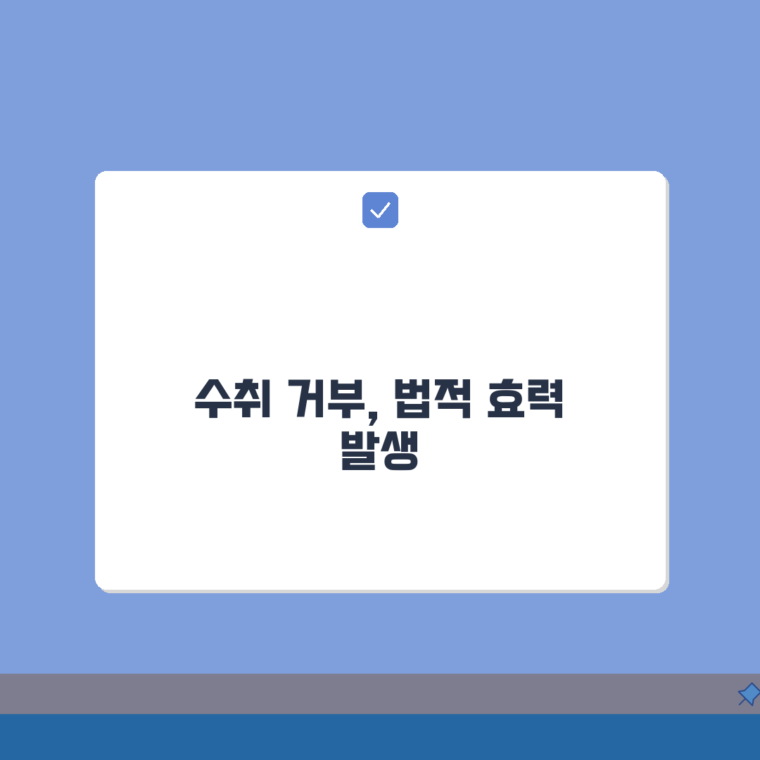 내용증명 반송시효과 법적 의미 | 수취 거부해도 발생하는 효력 심층분석: 7가지 핵심 쟁점